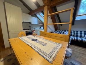 Posezení v ubytování Villetta rifugio tra i larici