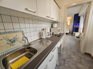 Kuchyň nebo kuchyňský kout v ubytování Unterdeck