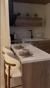 Kuchyň nebo kuchyňský kout v ubytování Suite Moon & Spa + 2 fotografie