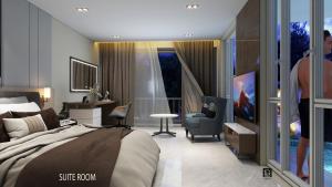 Et tv og/eller underholdning på Eeleem Resorts and Spa, Munnar