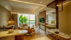 Et opholdsområde på Noema Resort Pererenan