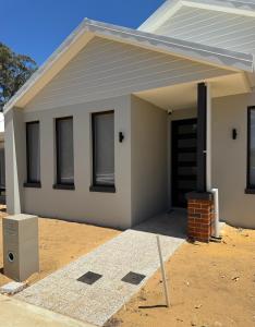 Bygningen som feriehuset ligger i