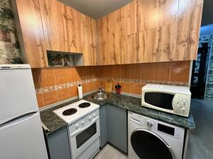 Køkken eller tekøkken på Lux Home на Амурской + 25 billeder