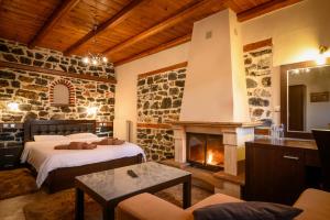 Postel nebo postele na pokoji v ubytování Enastron