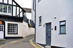 Bygningen som feriehuset ligger i