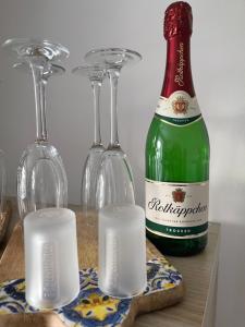 Thức uống tại FeWo Monteurswohnung Zum Preußensteig II max 5 Gäste