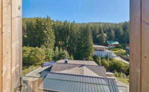 派克波特斯耐兹库Soukromý Apartmán PVV Pec的树底楼建筑的顶部景观