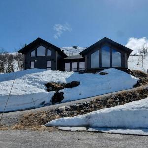 Bygningen som feriehuset ligger i