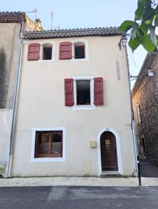 Bygningen som feriehuset ligger i