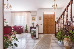 Posezení v ubytování B&B Il Mirto