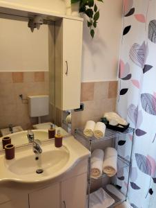 Koupelna v ubytování Roero House