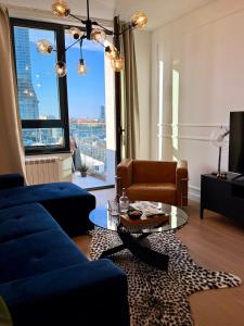 Posezení v ubytování LUMIA Luxury-Balcony-Tower View-Parking