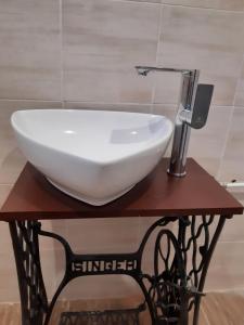 Koupelna v ubytování Tulipános Vendégház