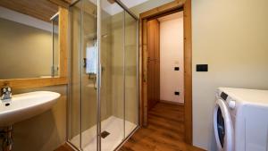 Koupelna v ubytování Sappada Family Apartments