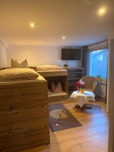 TV a/nebo společenská místnost v ubytování Haus Sonnenschein + 52 fotografií