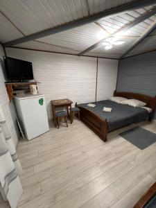 Kuchyň nebo kuchyňský kout v ubytování Sadyba u Halyny Sunrise