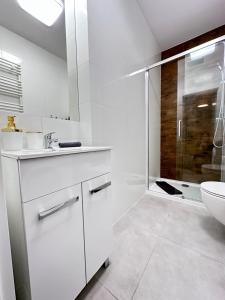 Koupelna v ubytování Kopalniana Street + 11 fotografií