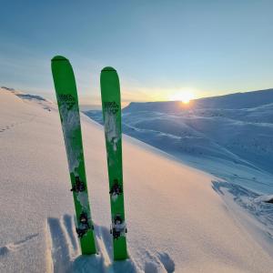 Luxury Mountain Home With View On Gaustablikk om vinteren