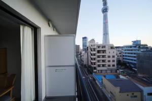 Balkón nebo terasa v ubytování 天空Sky Hotel