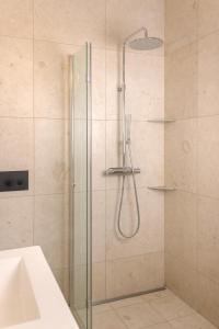 Koupelna v ubytování Modern Japandi retreat in Stockholm