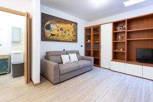 Posezení v ubytování Appartamento Mansarda Bellaria - MyHo Casa