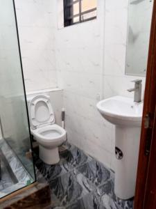 Et badeværelse på Funplex Resort