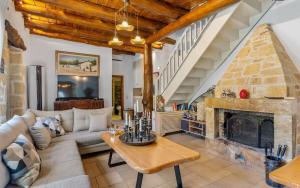 Et opholdsområde på Villa Cava by PosarelliVillas