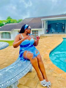 Swimmingpoolen hos eller tæt på Alexander Guest house