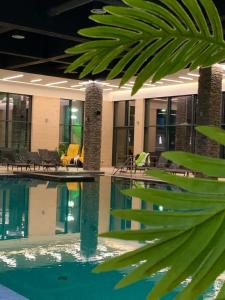 Bazén v ubytování Beli Apartman u Zlatiborskim konacima Bele vode bb nebo v jeho okolí