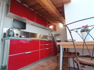 Η κουζίνα ή μικρή κουζίνα στο Casa via dei Longini