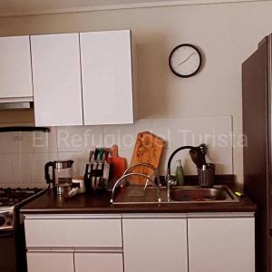 Køkken eller tekøkken på El refugio