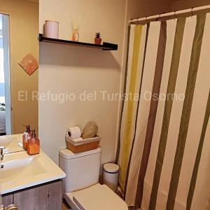 Et badeværelse på El refugio