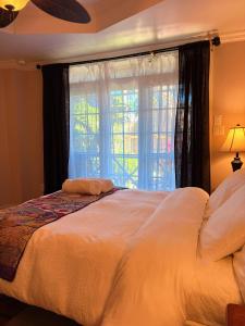 En eller flere senge i et værelse på Caye Caulker Boutique Guesthouse 5