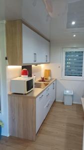Køkken eller tekøkken på Mobil home Katka