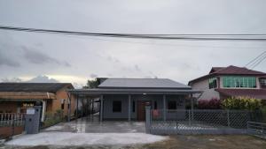 Bygningen som feriehuset ligger i