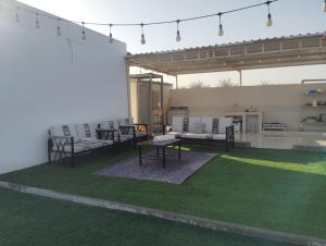 Patio nebo venkovní prostory v ubytování Karam rak farm