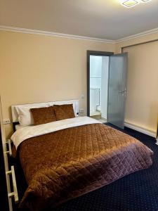 Ένα ή περισσότερα κρεβάτια σε δωμάτιο στο Udroiu Residence 2