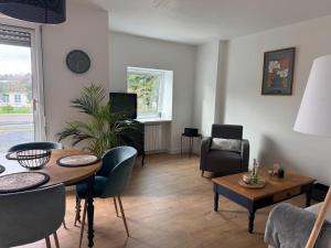 Posezení v ubytování Les Trinitaires