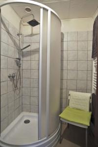 Koupelna v ubytování Sauna Chata BedRich