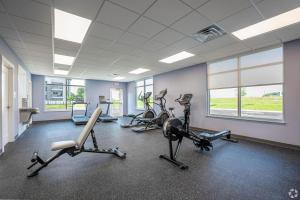Fitnesscentret og/eller fitnessfaciliteterne på Landing Apartments - Indianapolis