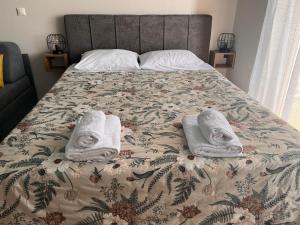 En eller flere senge i et værelse på The House of Art