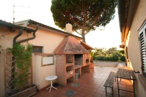 Bygningen som feriehuset ligger i