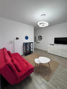 TV a/nebo společenská místnost v ubytování Residenza Tramontana