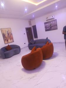 Χώρος καθιστικού στο House 30 Apartment