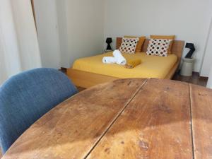 Posezení v ubytování Le Bullière 60m2 plein centre!