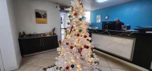 Lobbyen eller receptionen på Trade Wind Motel Jacksonville TX US 69