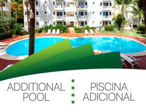 La alberca dentro o cerca de Caribbean DELUXE VILLAS Los CORALES beach, POOL & SPA