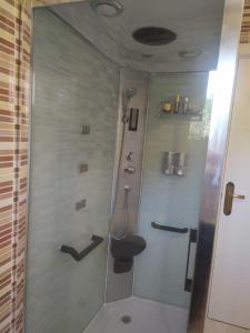 Koupelna v ubytování Habitación