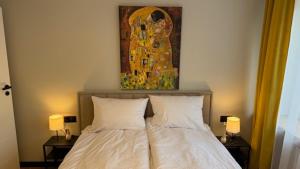 Postel nebo postele na pokoji v ubytování W Centrum