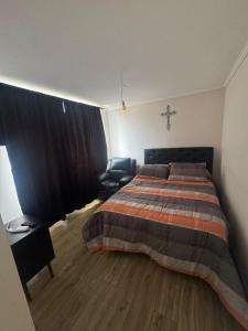 Postel nebo postele na pokoji v ubytování Viña del mar